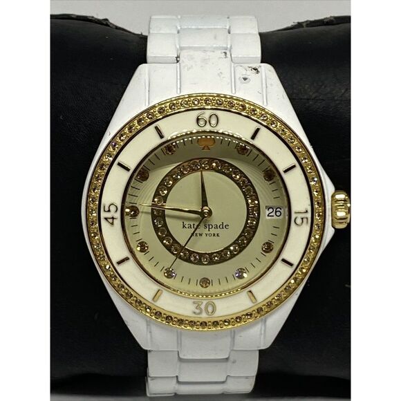 Kate Spade New York 0690 Women\'s White Band Analog Dial Quartz Wrist Watch EY137 main image 6